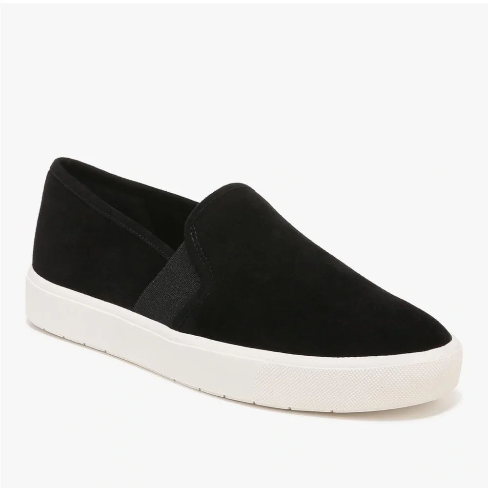 Vince Women’s Size 6 Blair-5 Slip on Black Suede Shoes